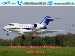 Medilift Air Ambulance Service in Bagdogra – Hire all Time